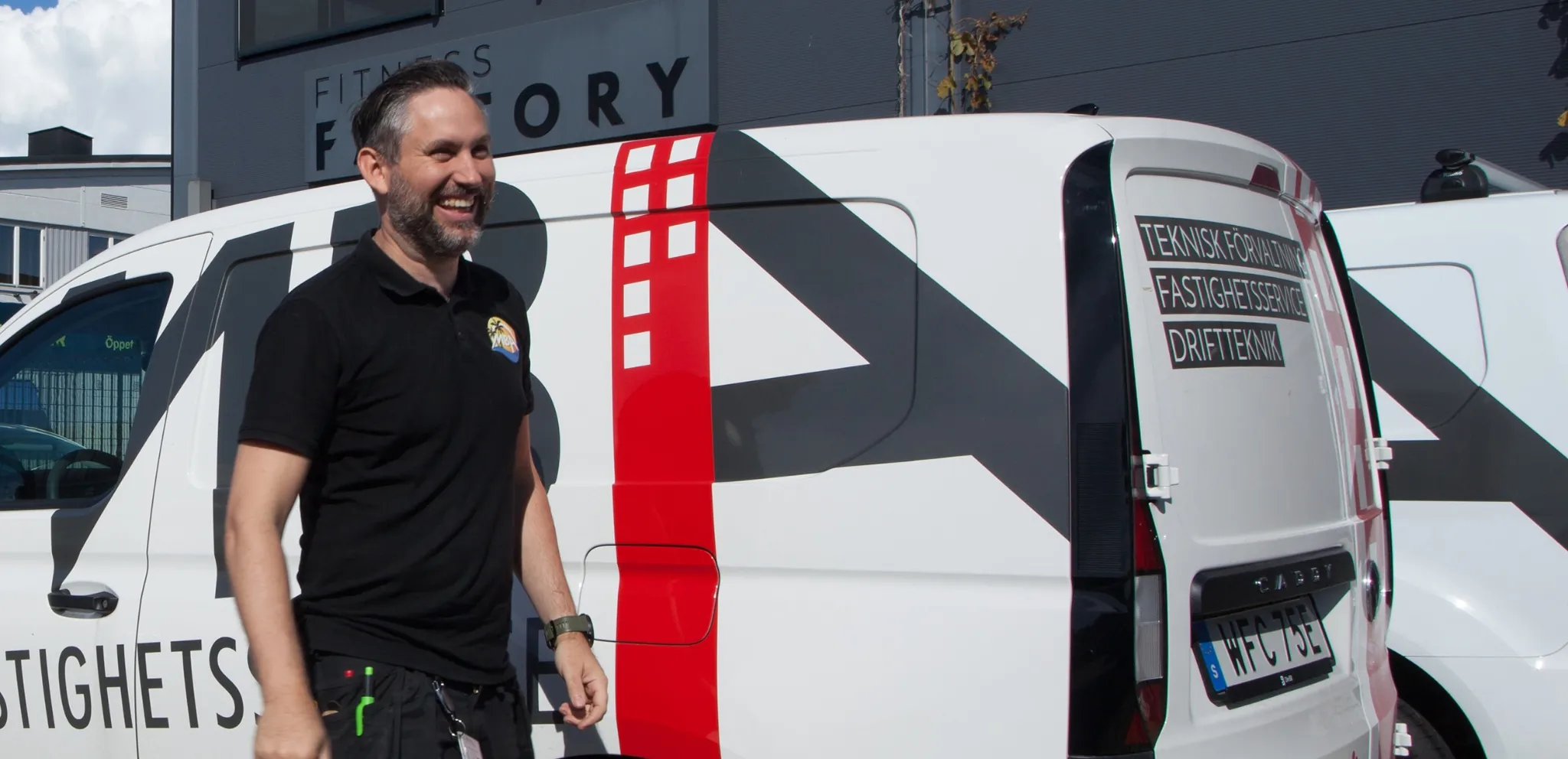 En förvaltare på MBA Fastighetsservice i Göteborg